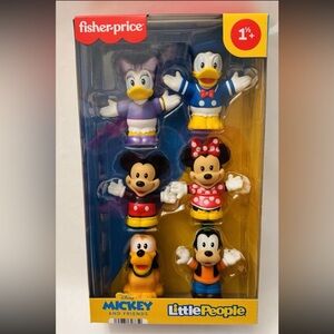 Fisher-Price Little People Toddler Toy Disney Mickey Mouse & Friends 6-Piece Fig